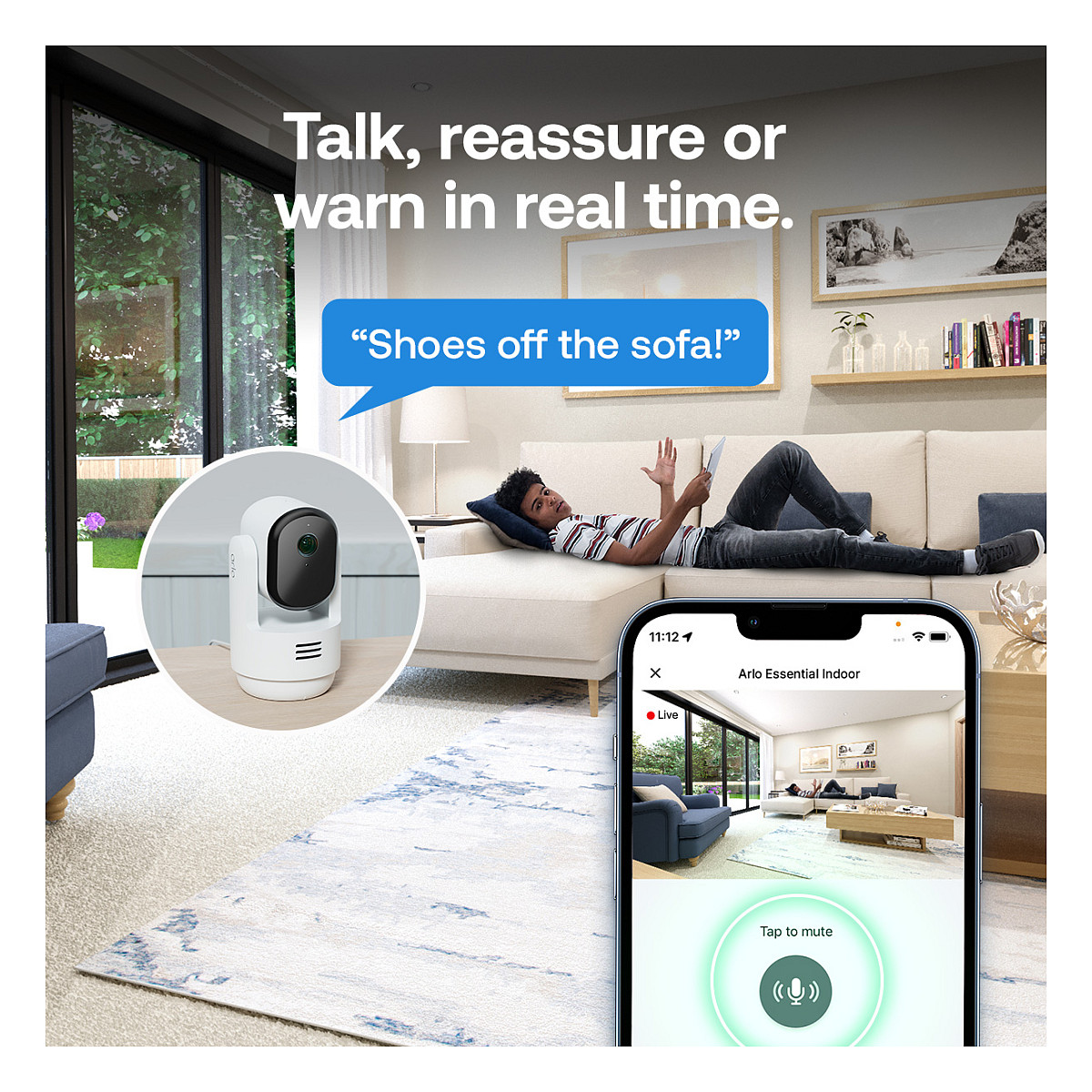 ARLO Essential 3 2K Pan-Tilt-Zoom Indoor Security Camera-10