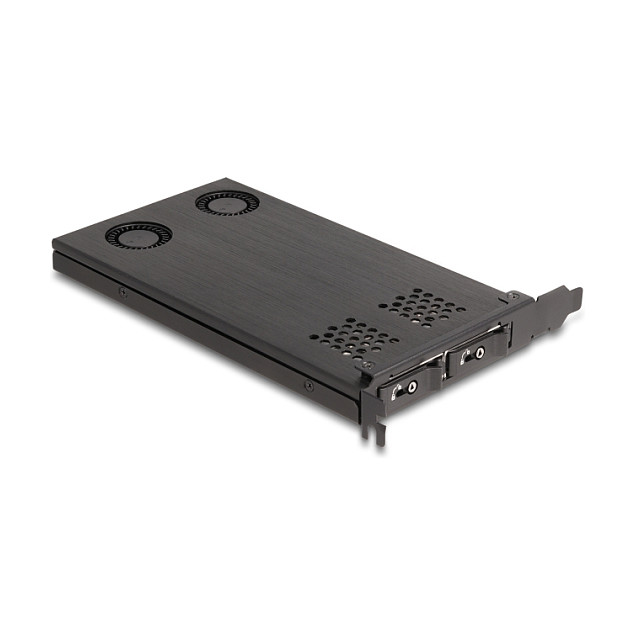 PCI Express x16 Karte Wechselrahmen fÃ¼r 2 x M.2 NVMe SSD - Bifurcation-0
