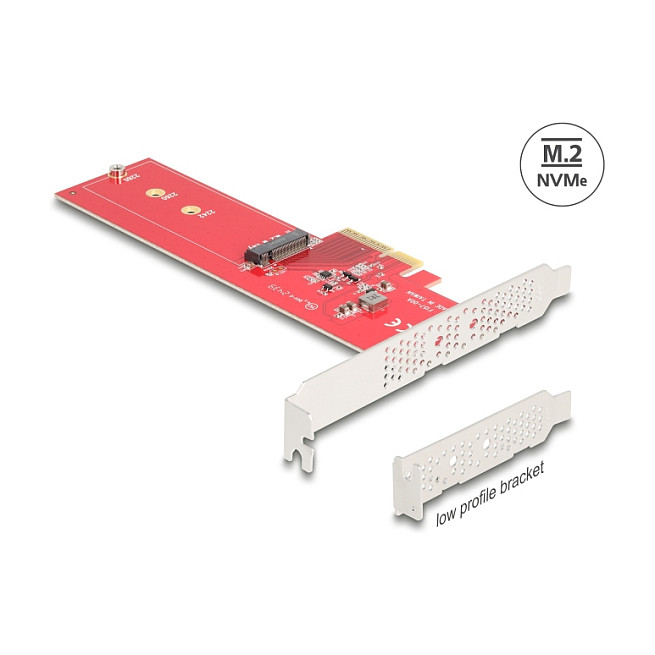 DELOCK PCIe 5.0 x4 kartica za M.2 NVMe SSD, Low Profile-4