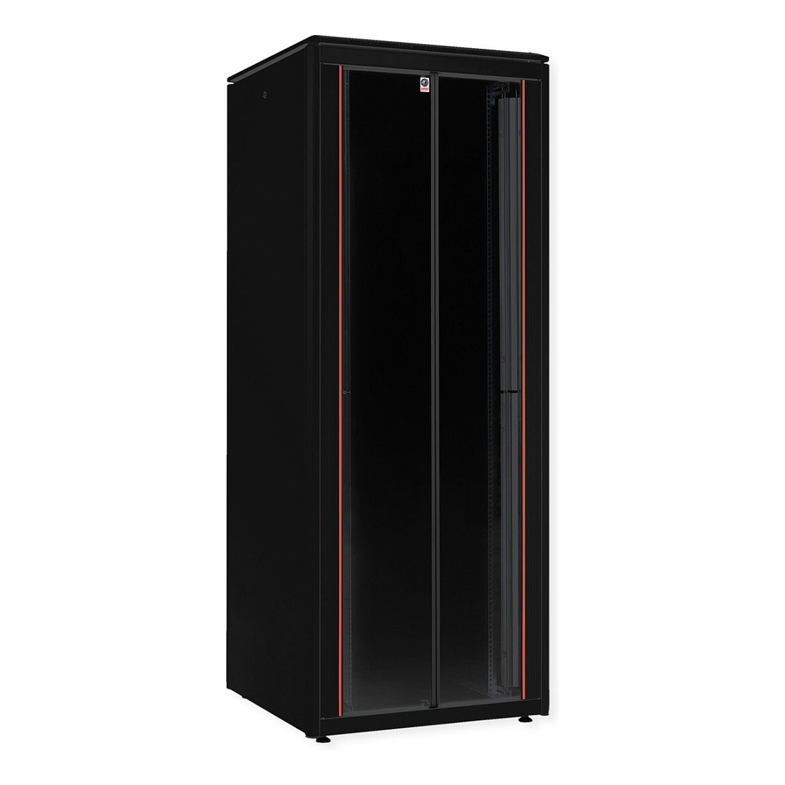 ROLINE 19-Zoll Netzwerkschrank Pro 47 HE, 800x800 BxT Glastr schwarz-0