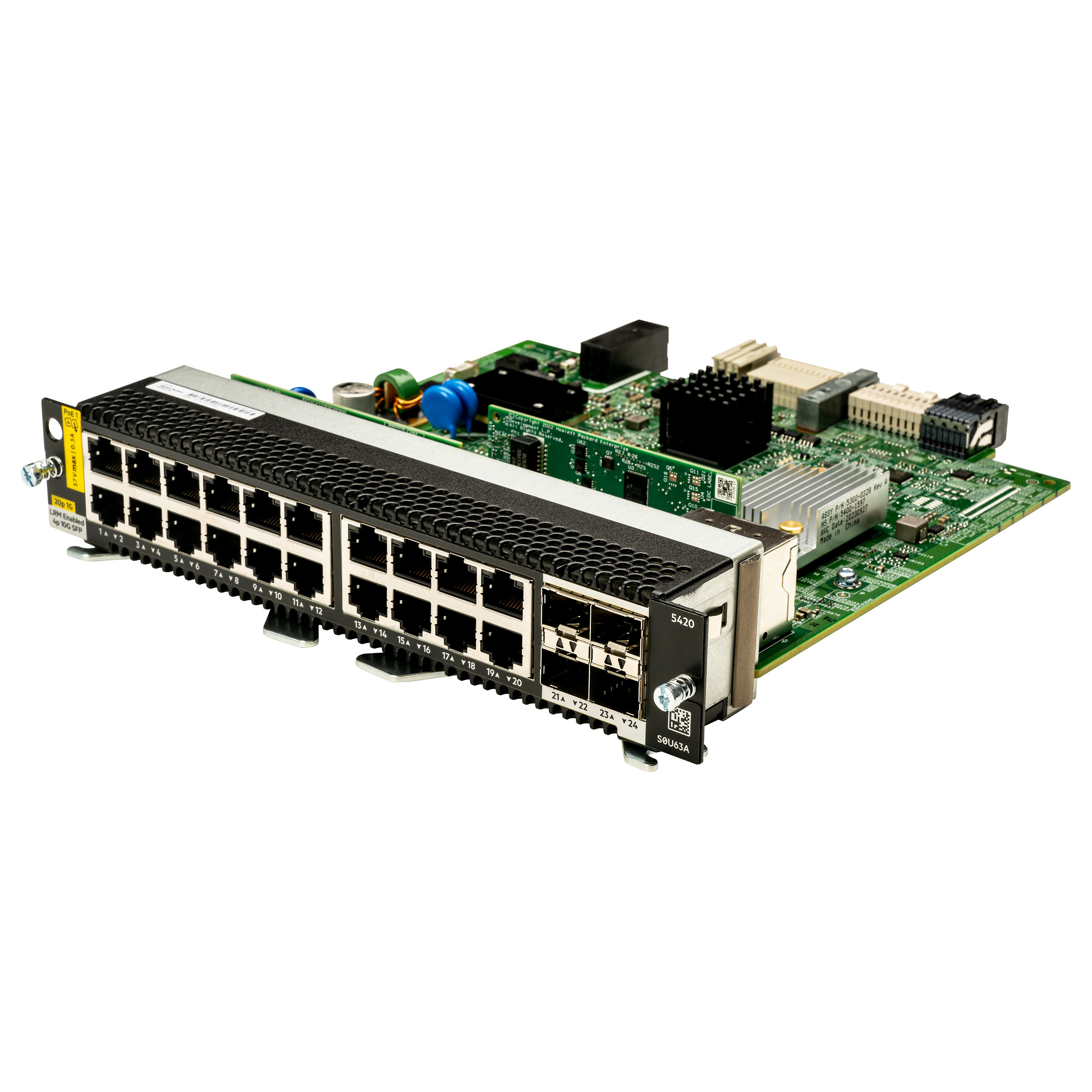 Mrežni modul HPE ARUBA 5420 20G Class4 PoE 4SFP+ LRM (R8N85A)-1