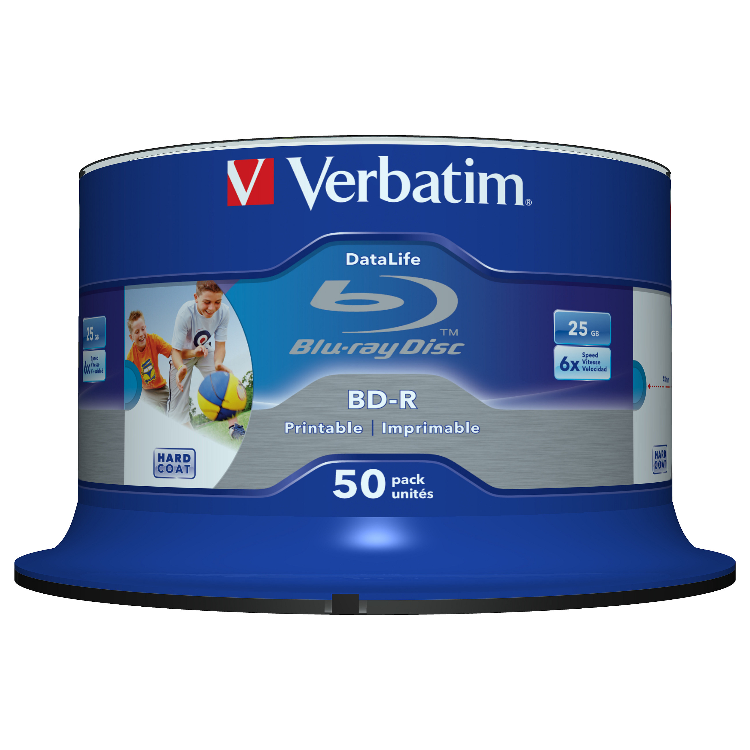 Medij VERBATIM BD-R 25GB 6x Wide Printable (50 komada)-0