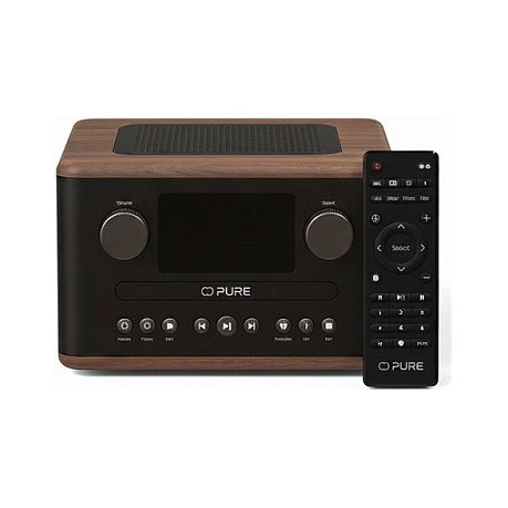 Digitalni radio PURE Classic C-D4 s CD playerom (DAB+/FM, Bluetooth) smeđa boja-0