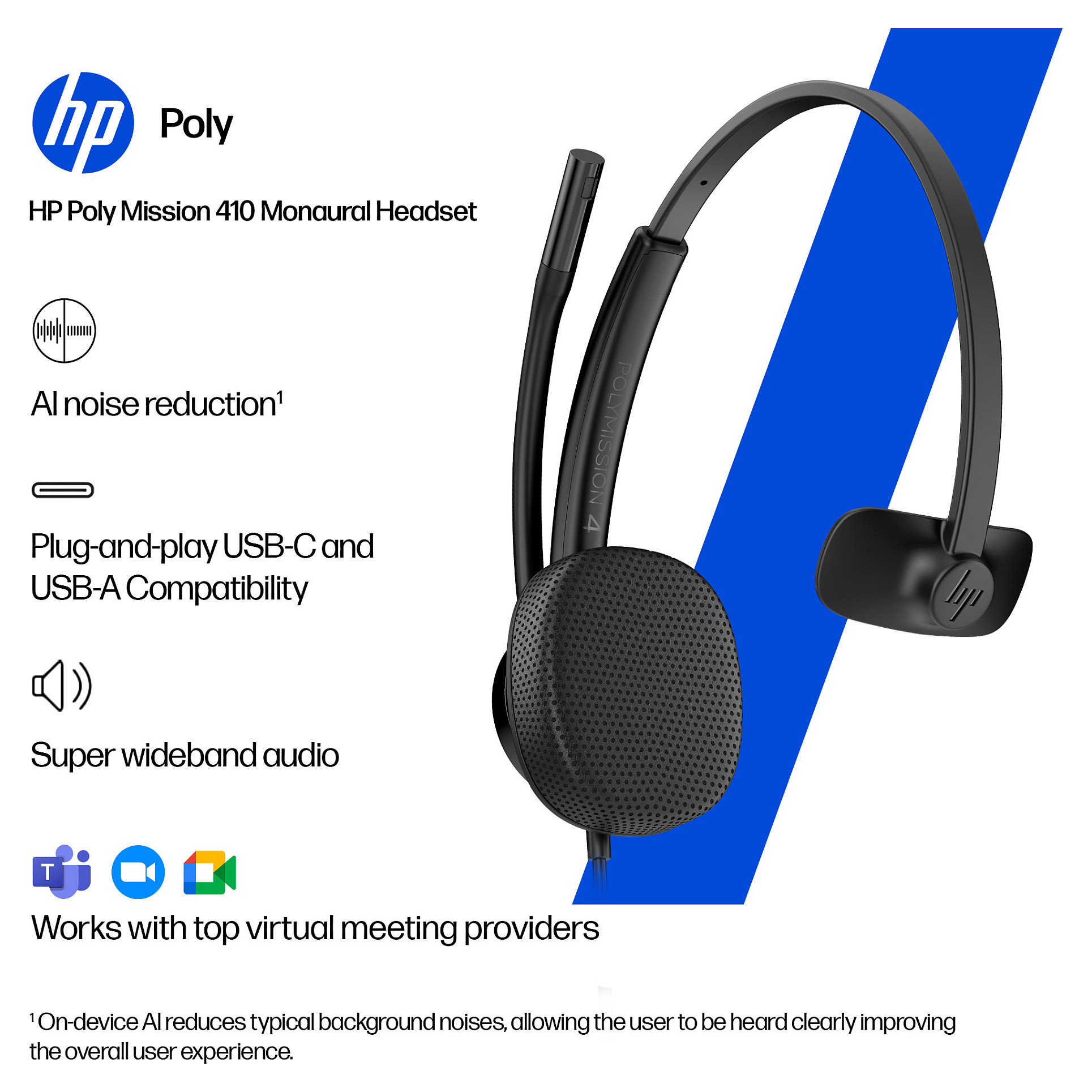 HP POLY MISSION 425 AI NOISE-3