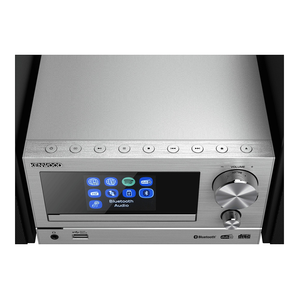 Mikro Hi-Fi linija KENWOOD M-7000S-S (Bluetooth, Wi-Fi, CD, DAB+) srebrna boja-3