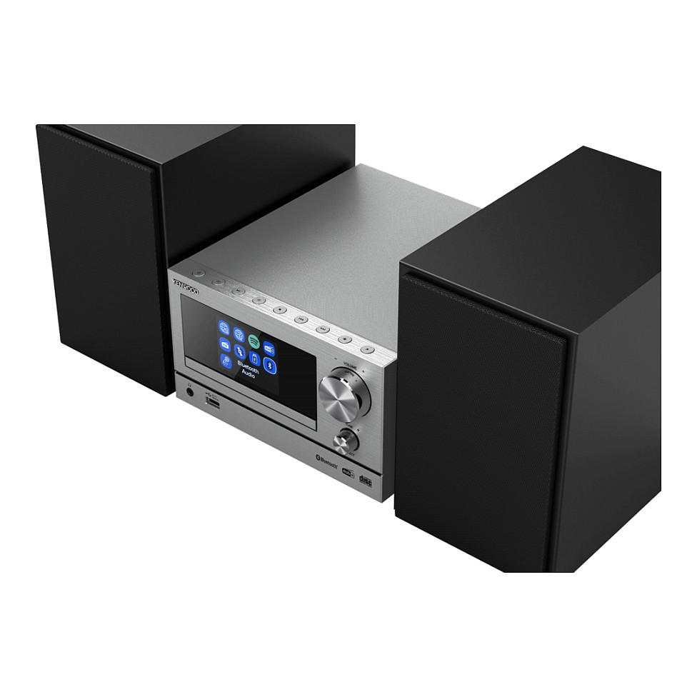 Mikro Hi-Fi linija KENWOOD M-7000S-S (Bluetooth, Wi-Fi, CD, DAB+) srebrna boja-4