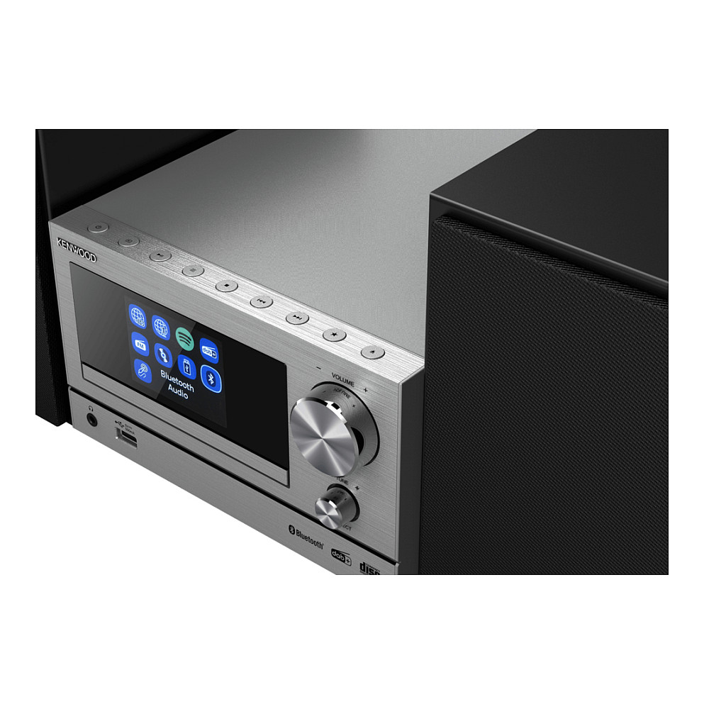 Mikro Hi-Fi linija KENWOOD M-7000S-S (Bluetooth, Wi-Fi, CD, DAB+) srebrna boja-5