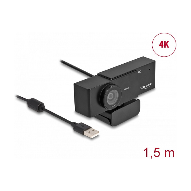 Web kamera DELOCK 96400 4K UHD s mikrofonom i stativom-1