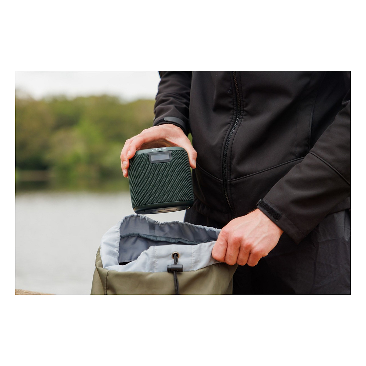 Prijenosni radio zvučnik PURE Woodland Mini (Bluetooth, DAB+/FM, IP67), crna boja-4