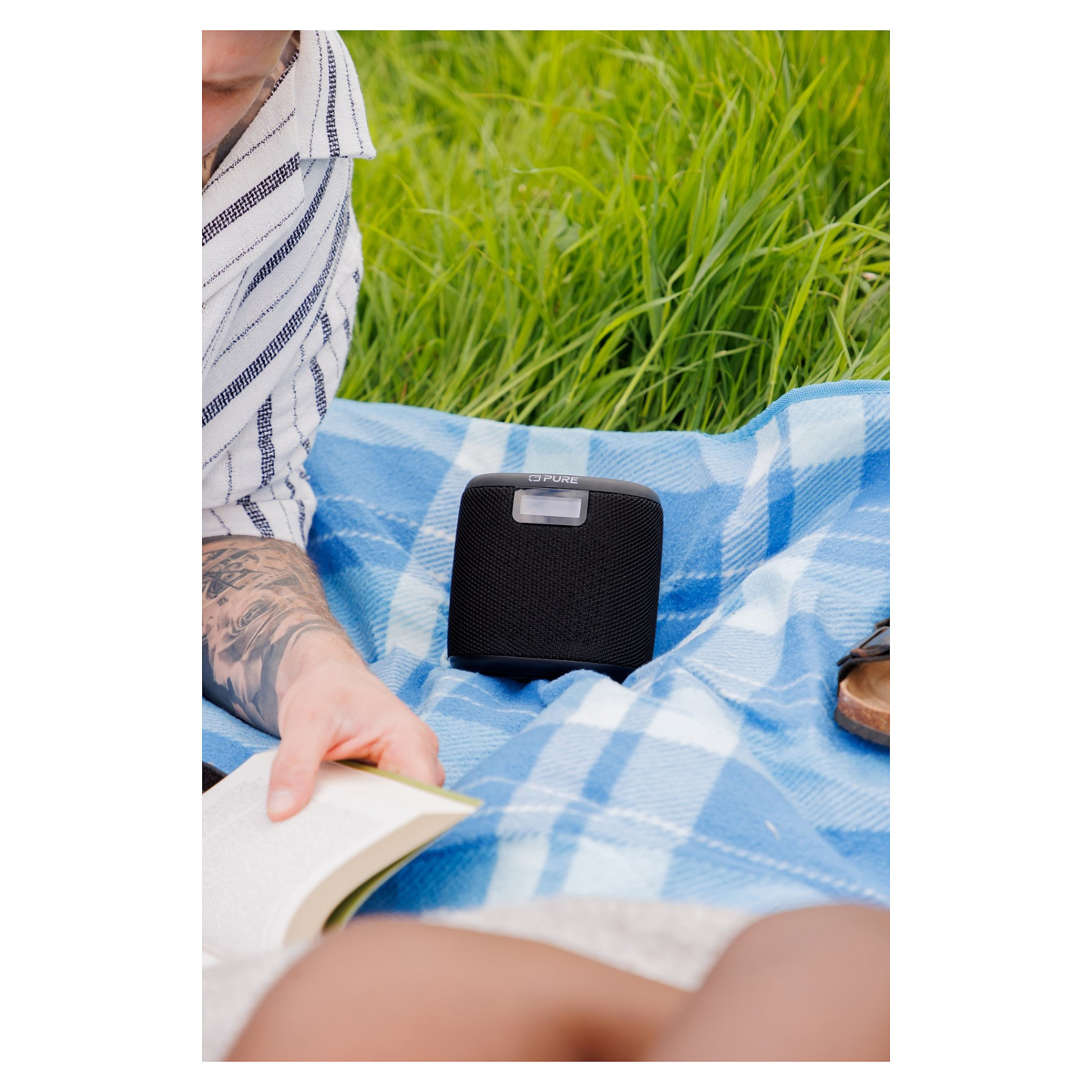 Prijenosni radio zvučnik PURE Woodland Mini (Bluetooth, DAB+/FM, IP67), crna boja-5