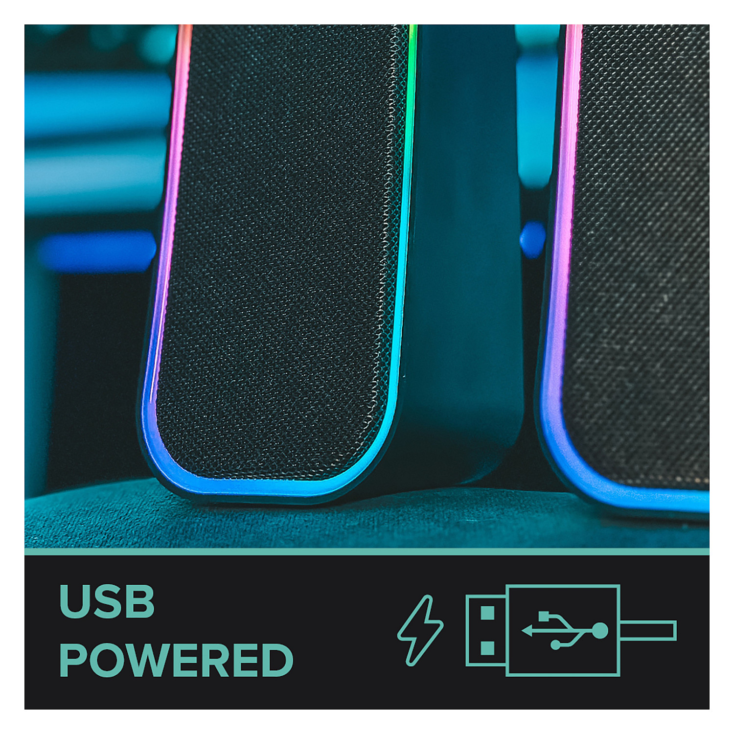Zvučnici SPEEDLINK TOKEN 2.0 RGB Stereo Gaming crna boja-6
