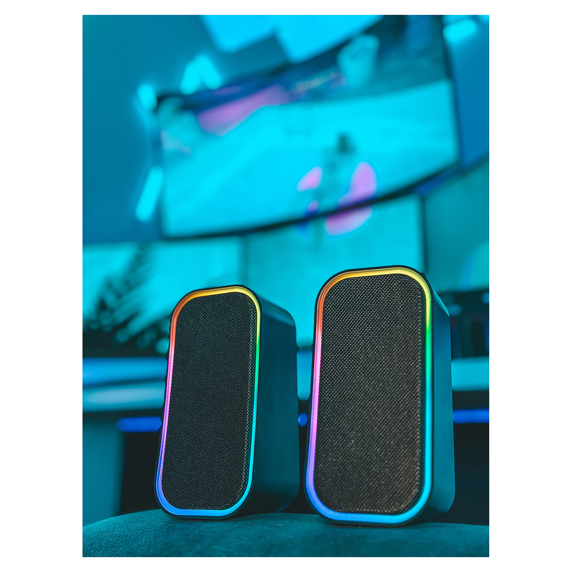 Zvučnici SPEEDLINK TOKEN 2.0 RGB Stereo Gaming crna boja-7