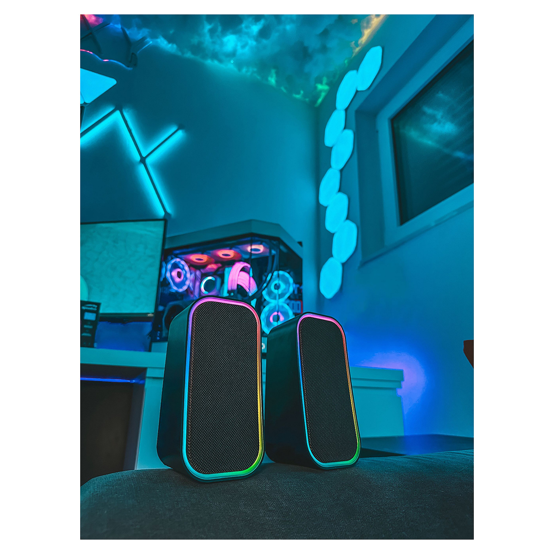 Zvučnici SPEEDLINK TOKEN 2.0 RGB Stereo Gaming crna boja-9
