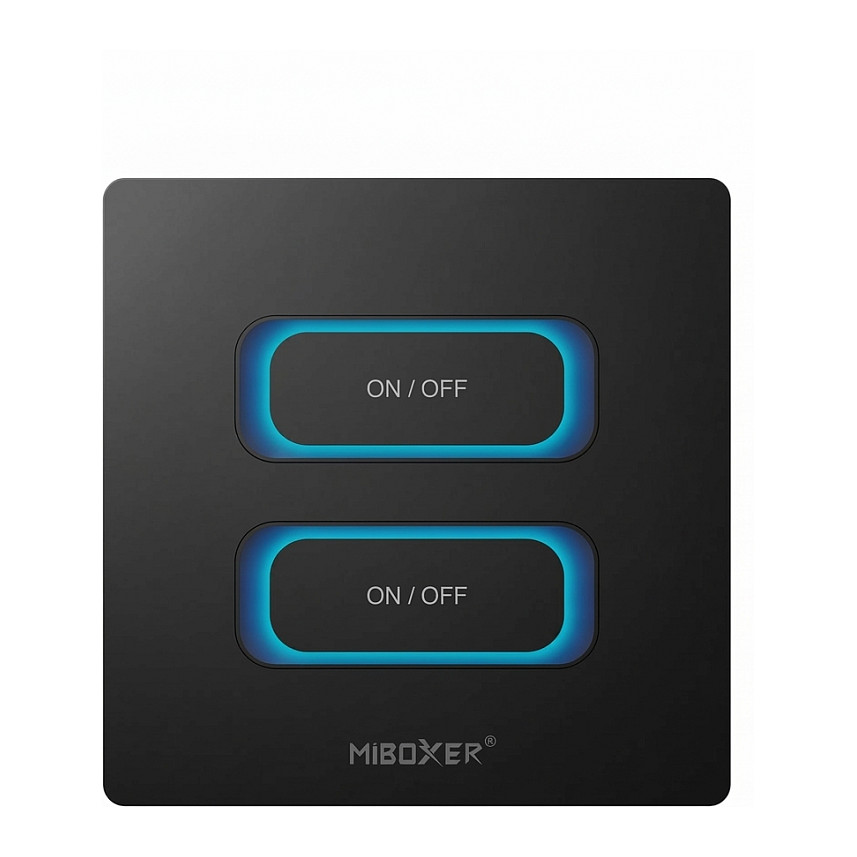 LED Fernbedienung 2 Gang Smart Switch 2,4GHz Bewegungssensor + Dimm *Milight/Miboxer* (b)-0