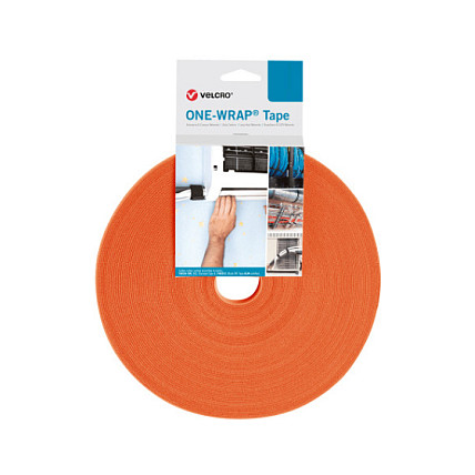 Traka za vezanje VELCRO One-Wrap (10 mm x 25 m), narančasta boja-0