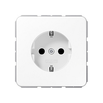 Jung CD1520BFKIWW SCHUKO Steckdose bruchsicher alpinweiÃŸ-0