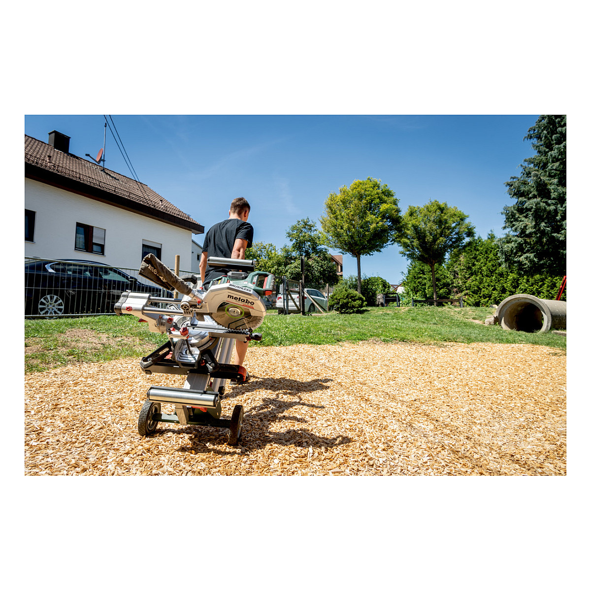 Aku potezna pila METABO KGS 18 LTX BL 305 (bez baterije i punjača)-8