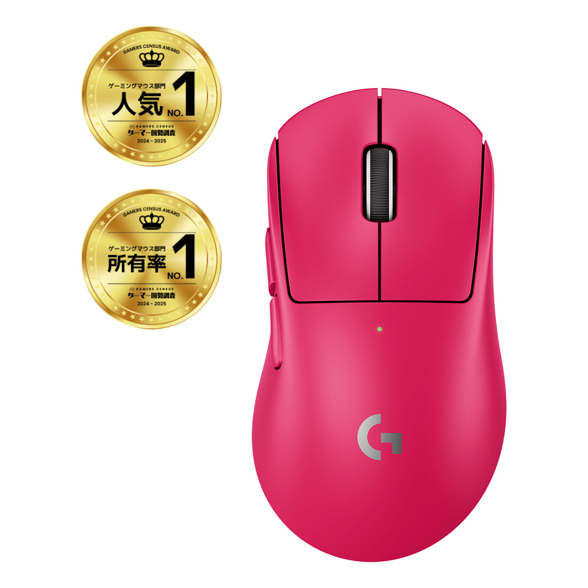 Bežični gaming miš LOGITECH PRO X SUPERLIGHT 2 LIGHTSPEED, roza boja-1