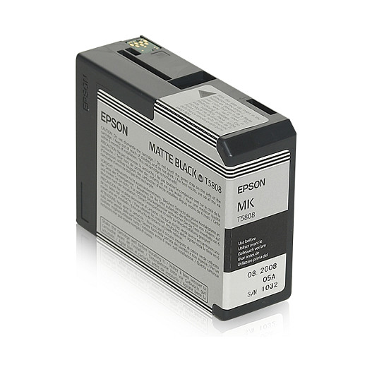 Epson Tintenpatrone matte black T 580 80 ml T 58080N