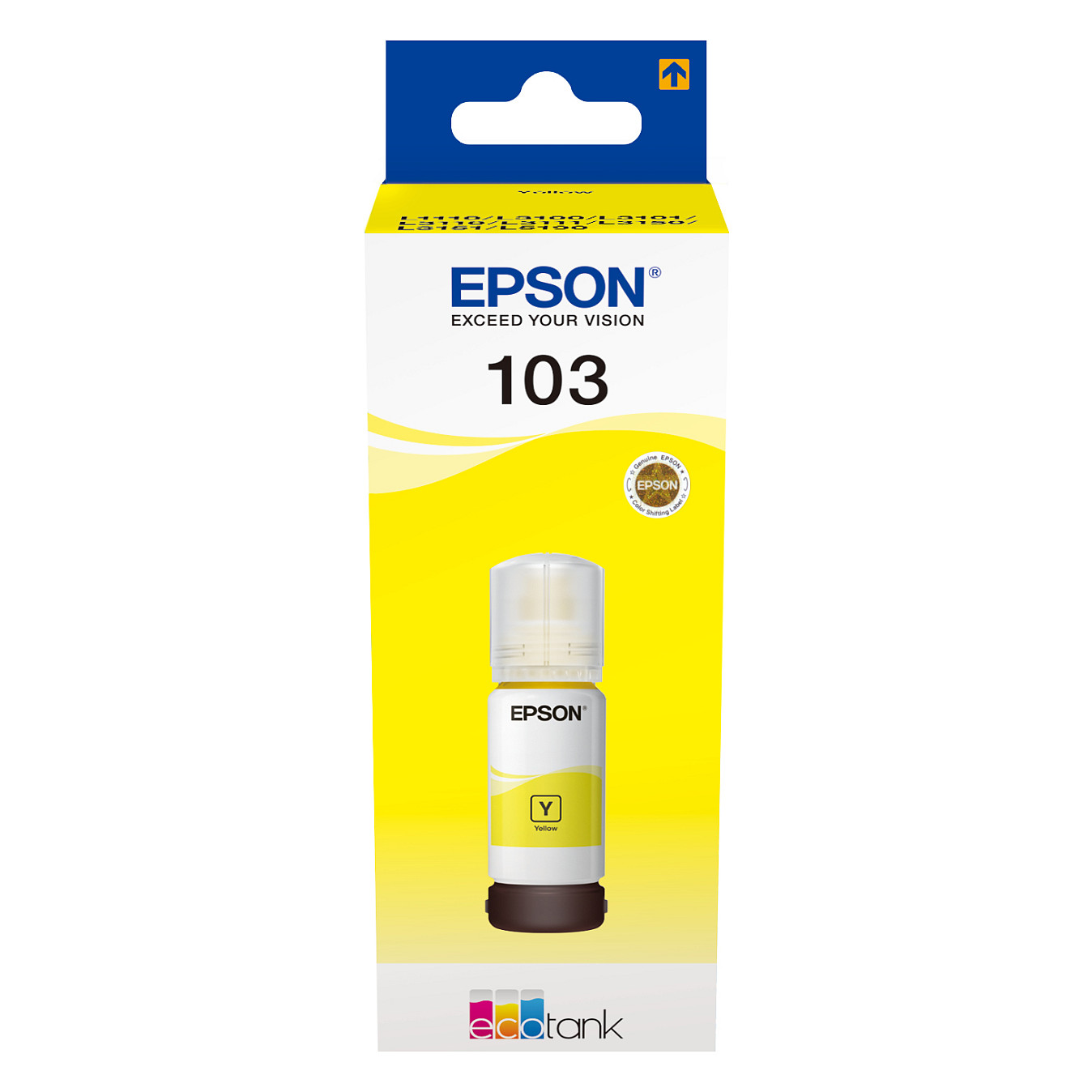 Tinta EPSON 103 EcoTank (žuta boja, 70ml)