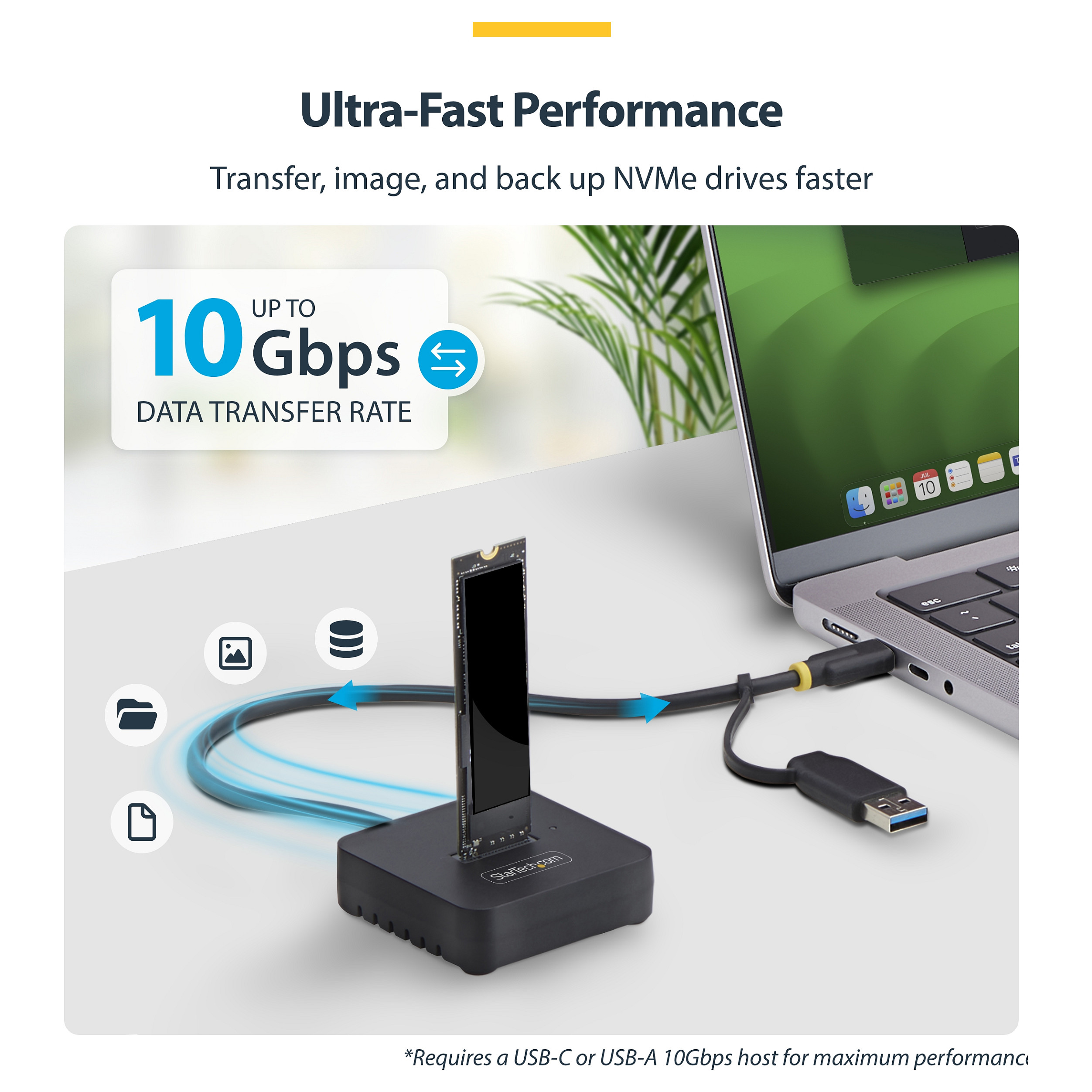 Kućište STARTECH za M.2 NVMe SSD USB 3.1 Gen 2 (10Gbps) - SM21BMU31C3-7