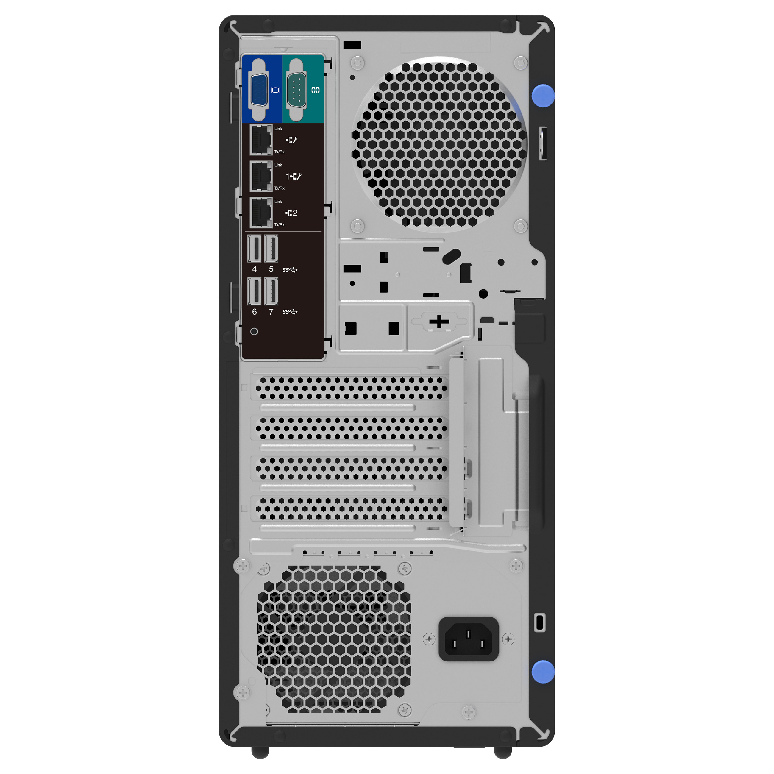 Server Lenovo ISG ThinkSystem ST50 V3 1xIntel Xeon 6315P 4C 2.8GHz 55W 1x16GB 1Rx8 2x960GB SSD SW RD 1x500W-3