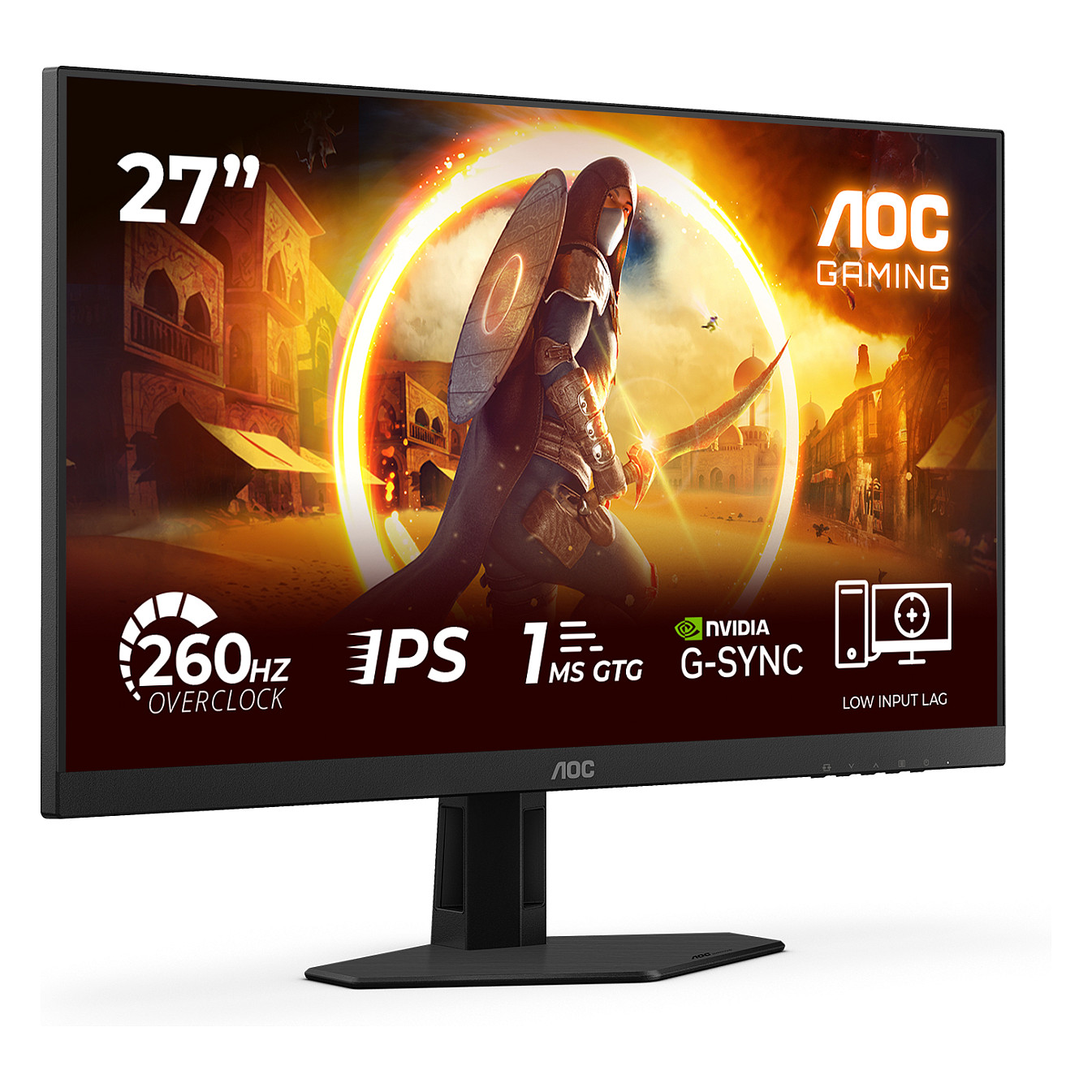 Monitor AOC Gaming 24G4ZR 23.8" (IPS, Full HD, 280Hz, 1ms, Adaptive-Sync, crna boja)-1