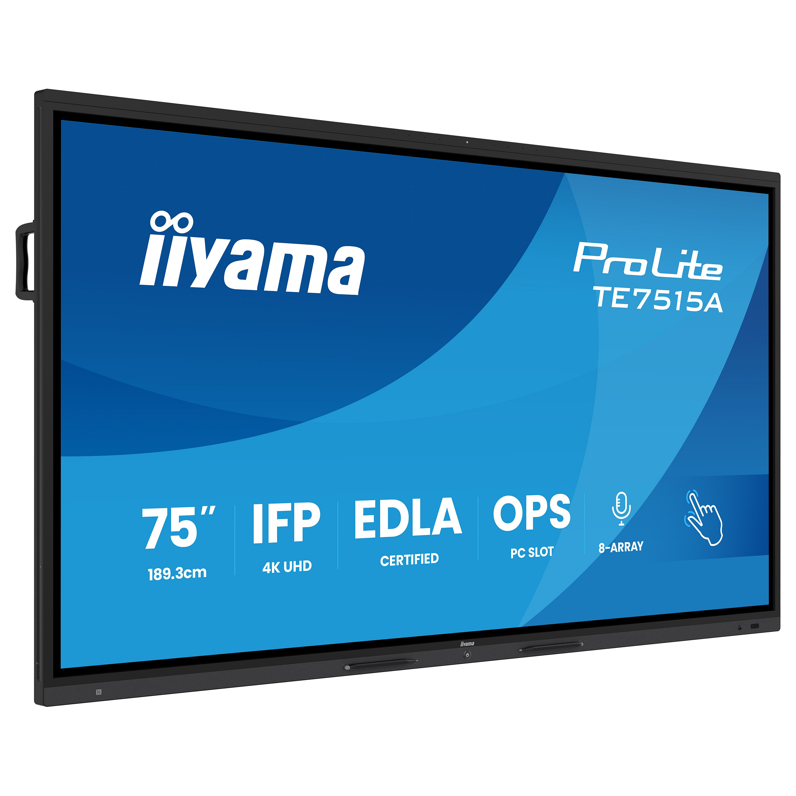 Interaktivni zaslon IIYAMA TE7515A-B2AG 75" 4K UHD-0