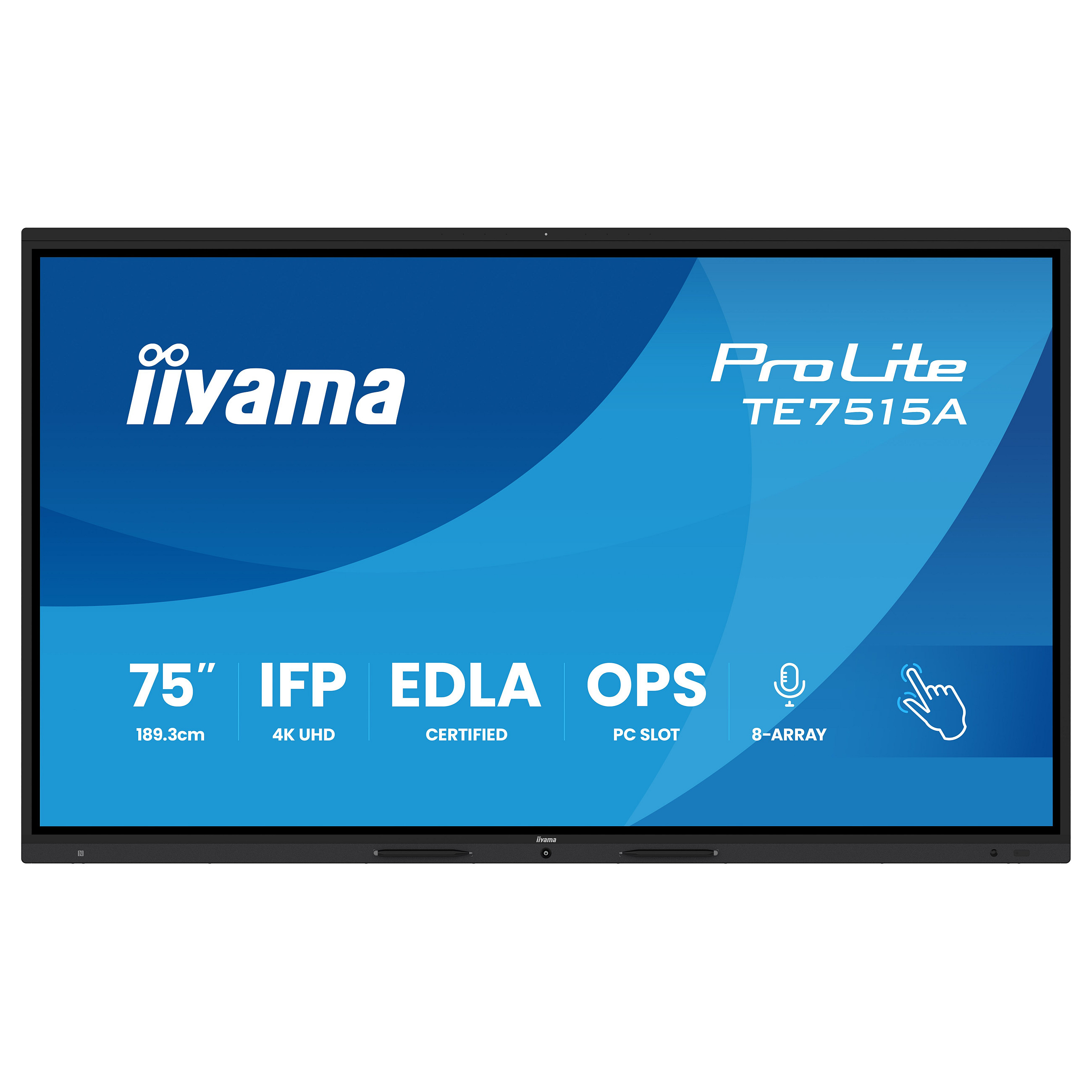 Interaktivni zaslon IIYAMA TE7515A-B2AG 75" 4K UHD-1