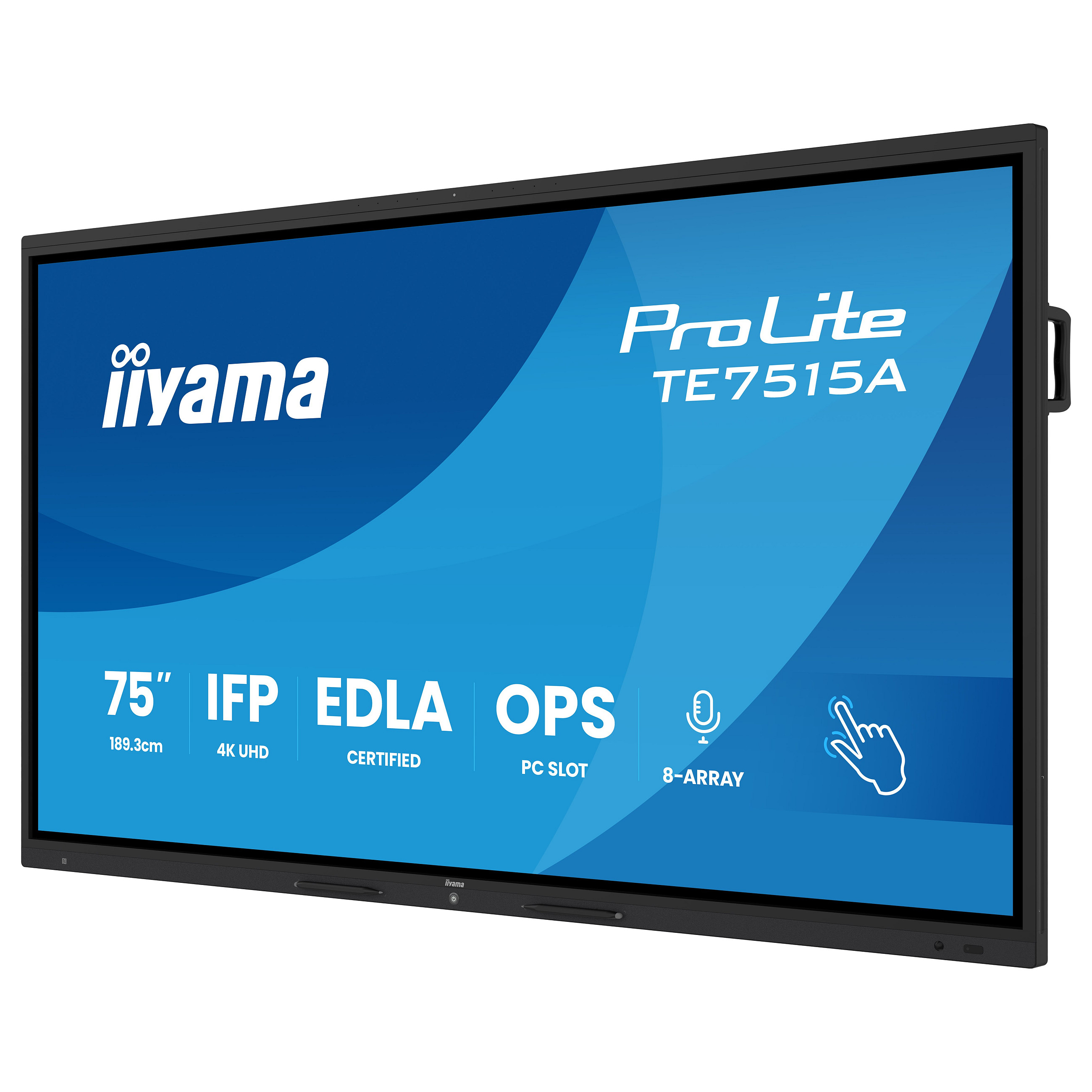 Interaktivni zaslon IIYAMA TE7515A-B2AG 75" 4K UHD-5