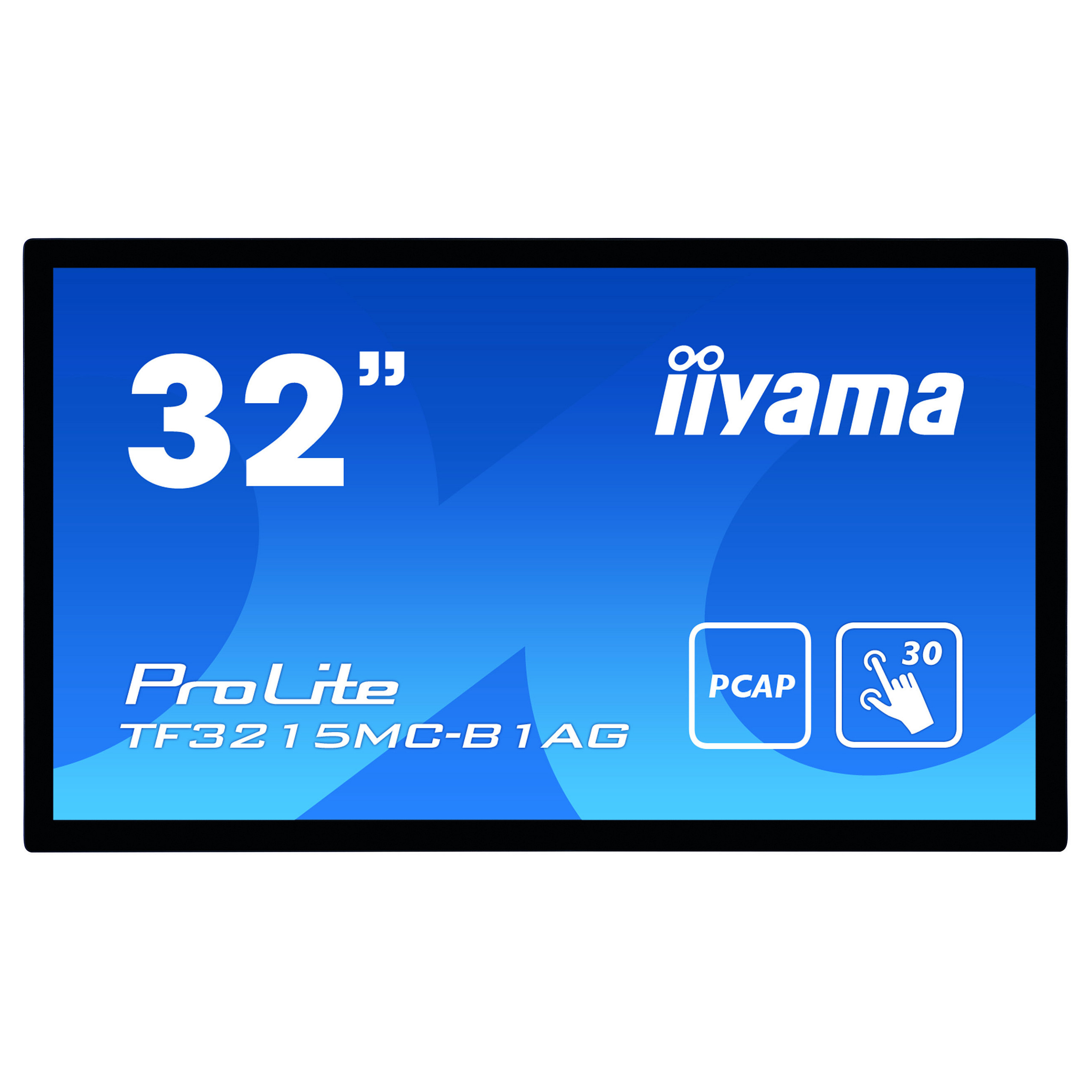 80,0cm/31.5" (1920x1080) iiyama ProLite TF3215MC-B1AG 16:9 FHD AMVA3 8ms HDMI VGA VESA Touch Black-0