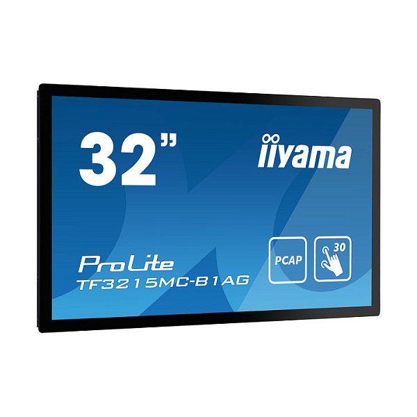 80,0cm/31.5" (1920x1080) iiyama ProLite TF3215MC-B1AG 16:9 FHD AMVA3 8ms HDMI VGA VESA Touch Black-1