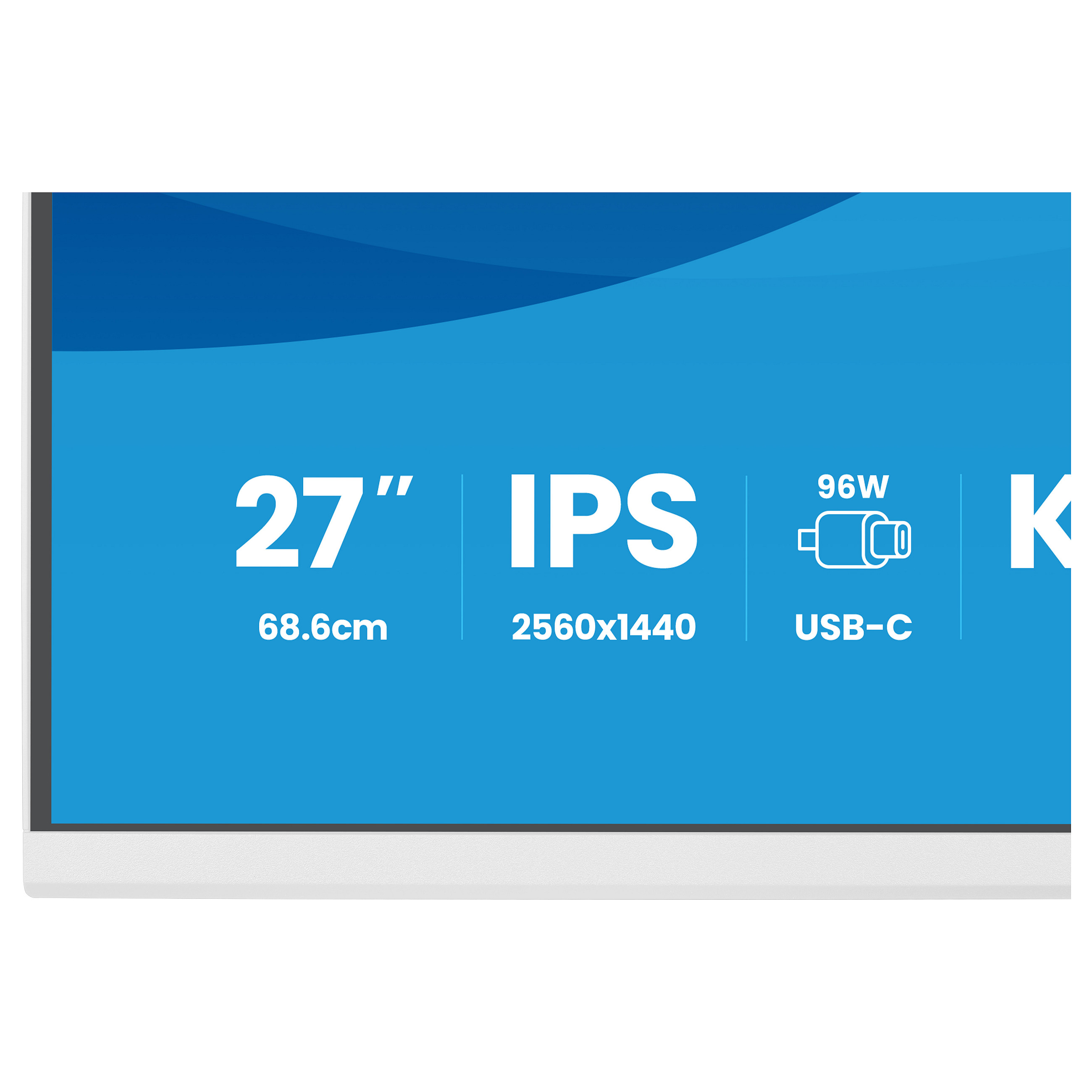 Monitor IIYAMA ProLite XB2797QSNP-W1 27" (IPS, QHD, 75Hz, 1ms, USB-C 65W, KVM, bijela boja)-10