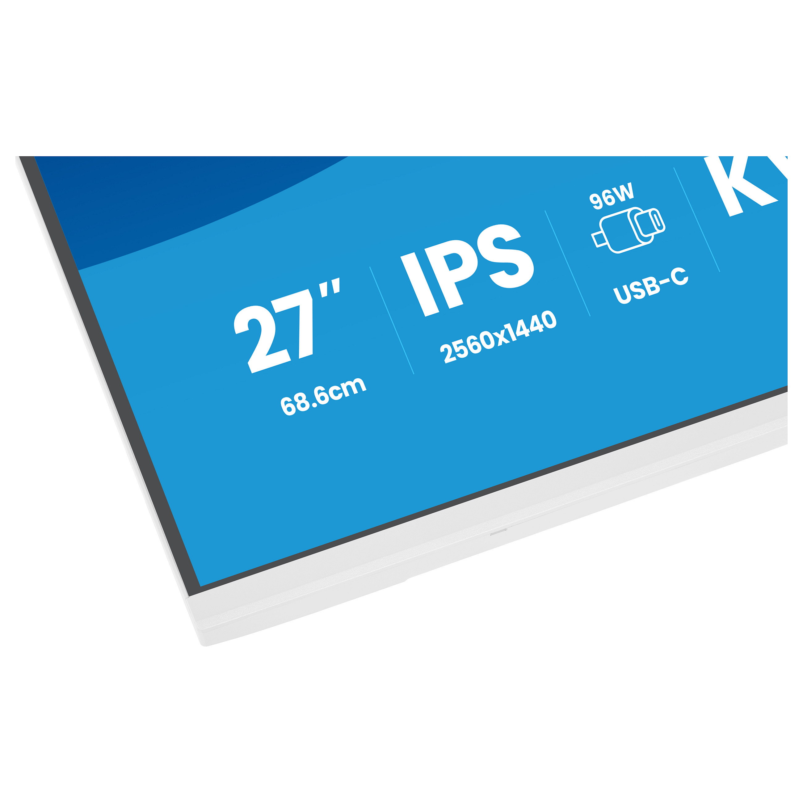 Monitor IIYAMA ProLite XB2797QSNP-W1 27" (IPS, QHD, 75Hz, 1ms, USB-C 65W, KVM, bijela boja)-9