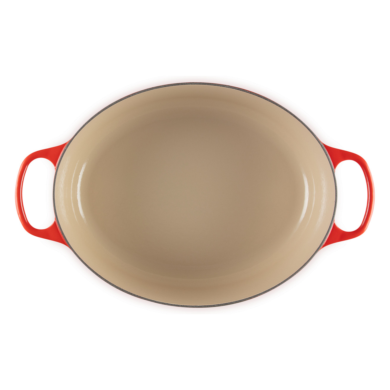 LE CREUSET Signature ovalna posuda za pečenje 35 cm, trešnja crvena boja-4