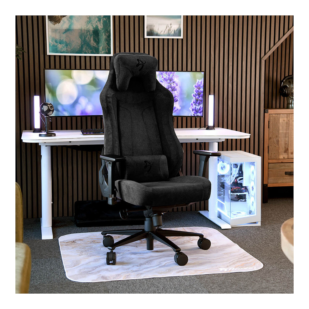 Gaming stolica AROZZI Vernazza Soft Fabric crna boja-4