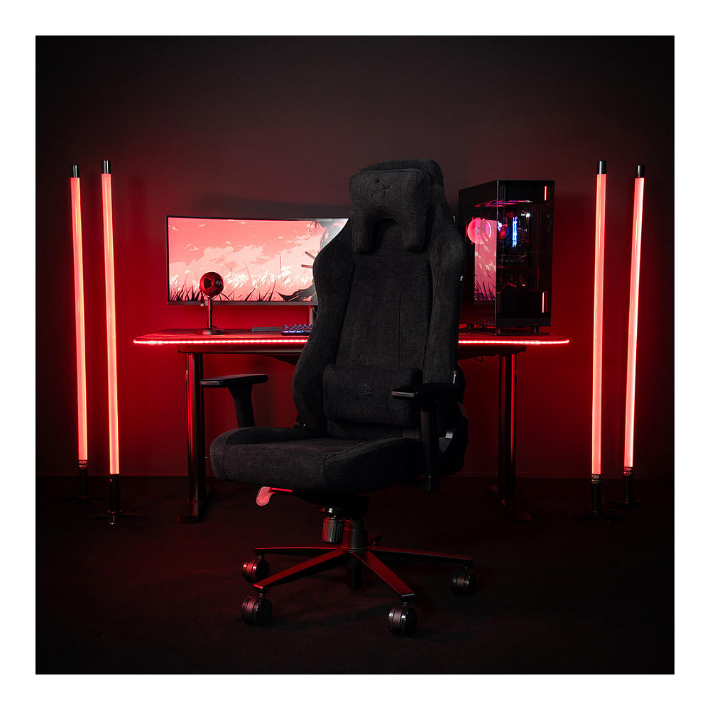 Gaming stolica AROZZI Vernazza Soft Fabric crna boja-5