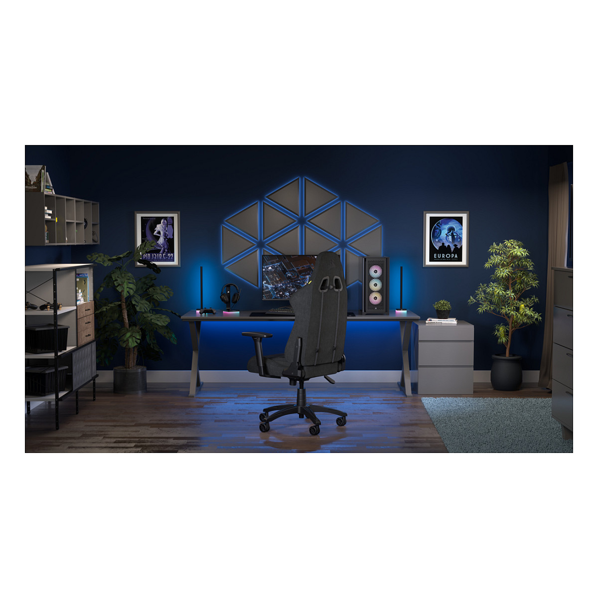 Gaming stolica CORSAIR TC100 RELAXED (tkanina, crna boja)-15