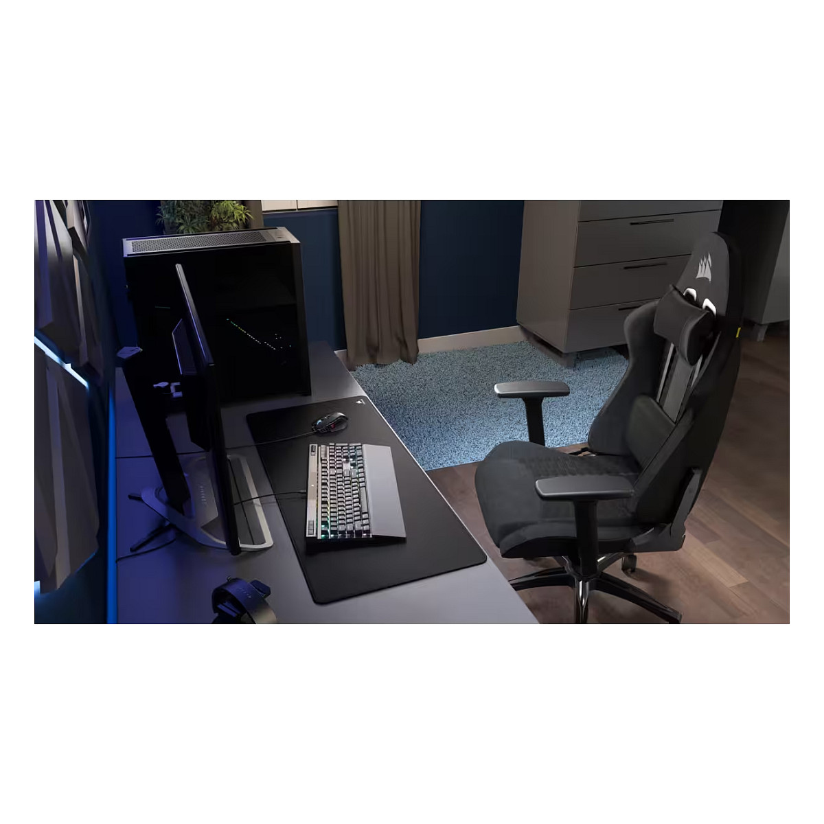 Gaming stolica CORSAIR TC100 RELAXED (tkanina, crna boja)-16