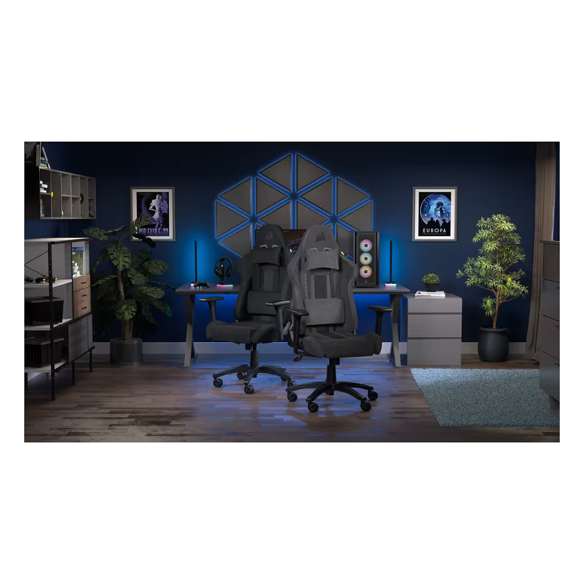Gaming stolica CORSAIR TC100 RELAXED (tkanina, crna boja)-18