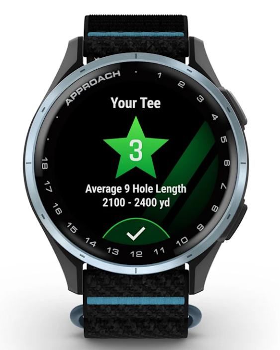 Pametni sat GARMIN Approach J1 (1,2" AMOLED, GPS, 5 ATM, plava boja)-3