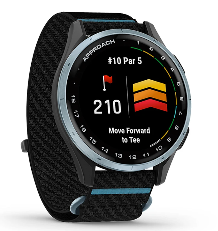 Pametni sat GARMIN Approach J1 (1,2" AMOLED, GPS, 5 ATM, plava boja)-2