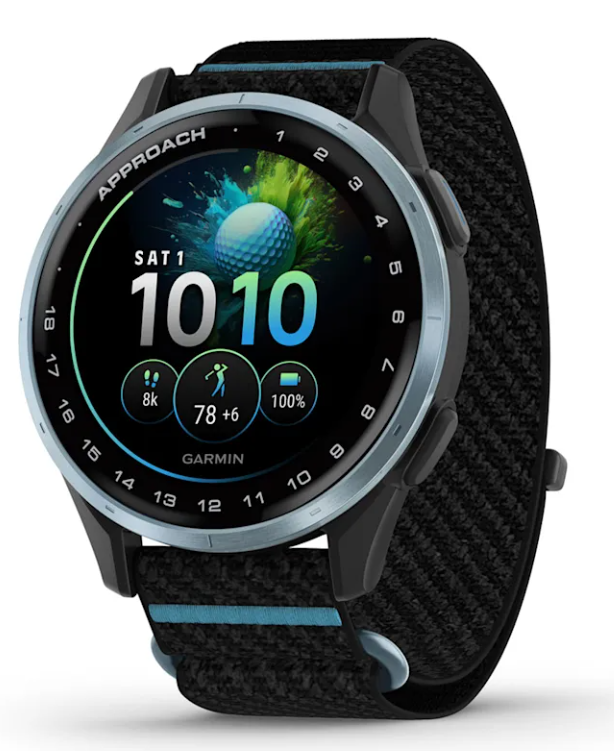 Pametni sat GARMIN Approach J1 (1,2" AMOLED, GPS, 5 ATM, plava boja)