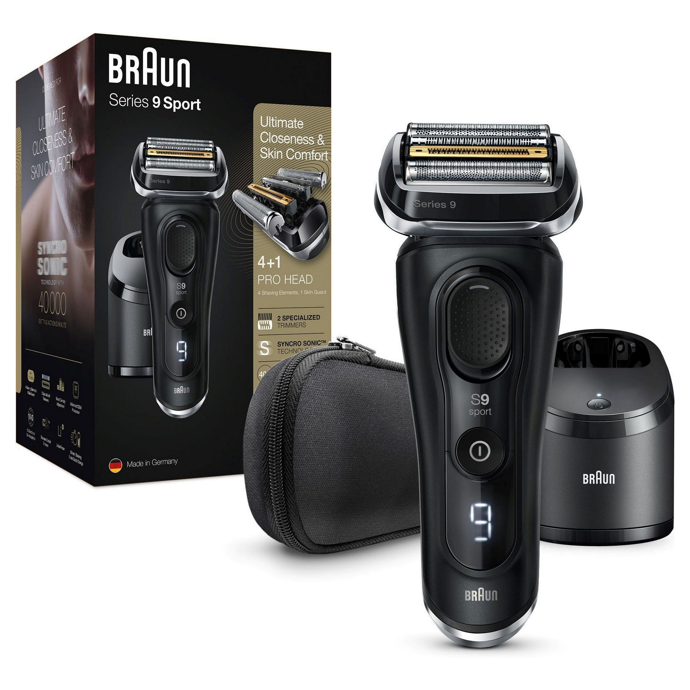 Električni brijaći aparat BRAUN Series 9 9352cc Wet&Dry s Clean&Charge stanicom-1