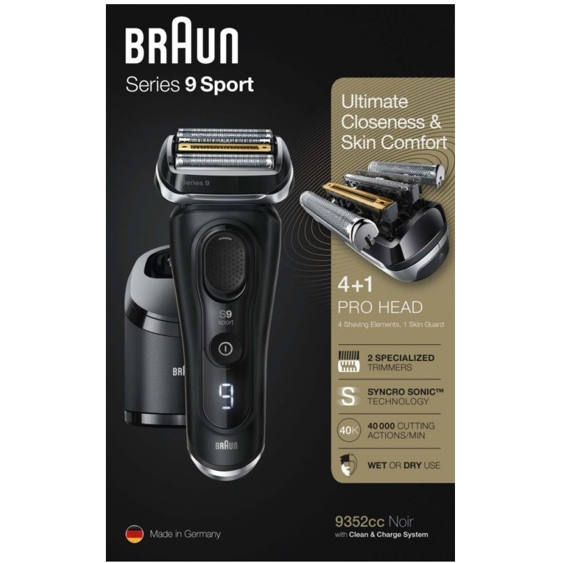 Električni brijaći aparat BRAUN Series 9 9352cc Wet&Dry s Clean&Charge stanicom-10