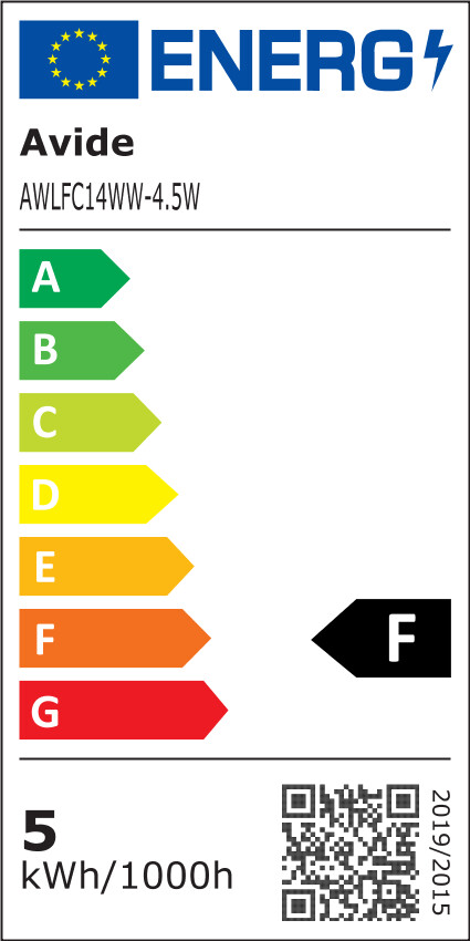 LED žarulja AVIDE Filament Candle 4.5W E14 2700K topla bijela-2