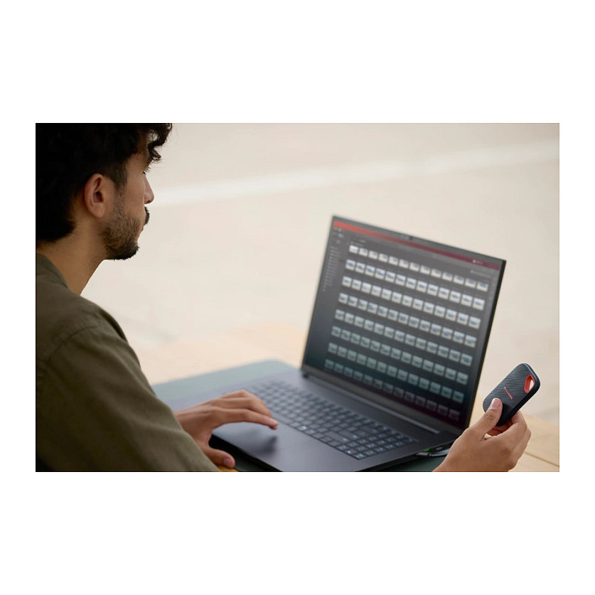 1TB SANDISK EXTERN Extreme Port., USB-C-3