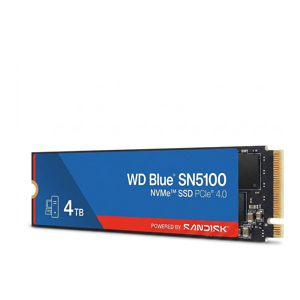 M.2 4TB SanDisk WD Blue SN5100 NVMe NVMe / 2280 / PCIe Gen4 / 5150MB/s Read / 4850MB/s Write-0