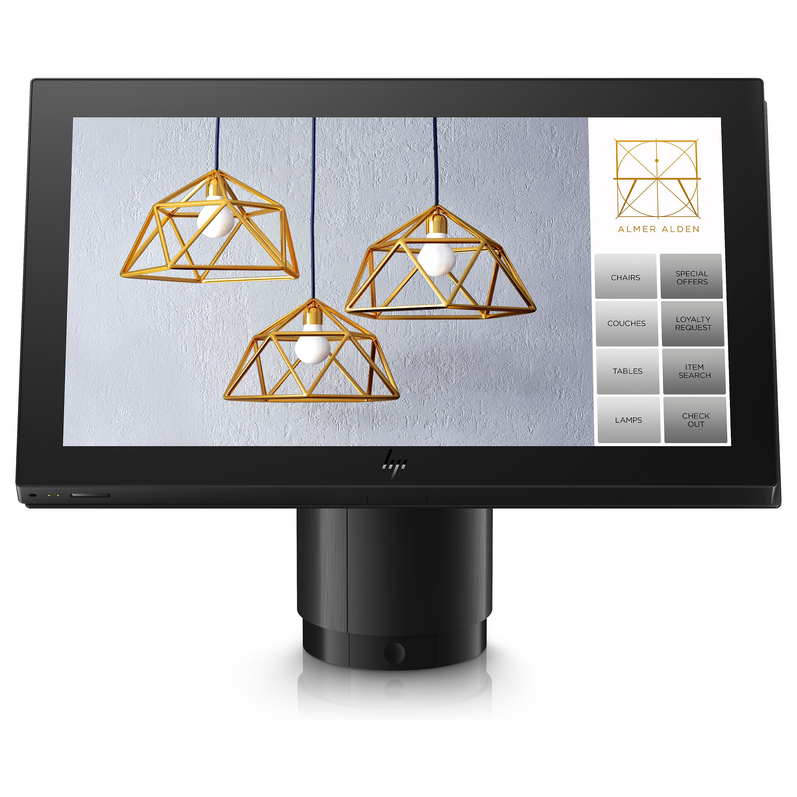 AIO HP Engage One Pro - All-in-One (complete solution) - 1 x Core i3 10100E / 3.2 GHz - RAM 8 GB - SSD 2