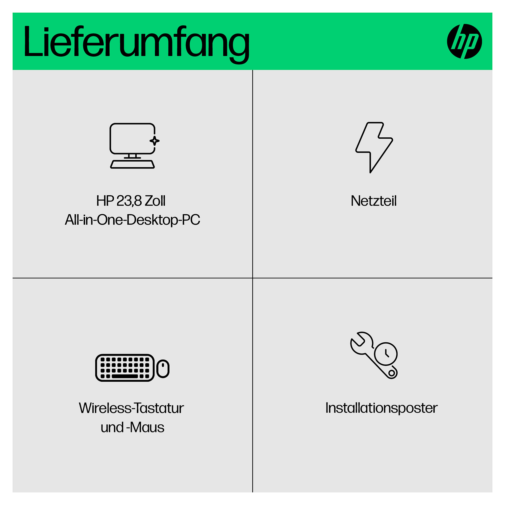 AIO računalo HP All-in-One 24-cr0242ng (23.8", IPS, Full HD, Intel Core i3-N300, 8GB RAM, 256GB SSD, Intel UHD Graphics, FreeDOS, touchscreen, bijela)-2